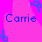 Carrie icon graphics