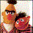 Bert and ernie icon graphics