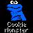 Cookie monster icon graphics