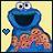 Cookie monster icon graphics