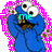 Cookie monster icon graphics