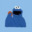 Cookie monster icon graphics