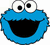 Cookie monster icon graphics