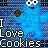 Cookie monster icon graphics