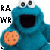 Cookie monster icon graphics