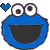 Cookie monster icon graphics