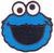 Cookie monster icon graphics