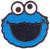 Cookie monster icon graphics