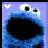 Cookie monster icon graphics