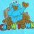 Cookie monster icon graphics