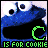 Cookie monster icon graphics
