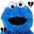Cookie monster icon graphics