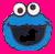 Cookie monster icon graphics