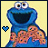 Cookie monster icon graphics