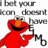 Elmo icon graphics