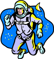 Astronauts job graphics