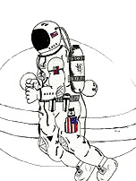 Astronauts job graphics