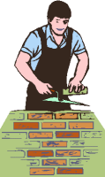 Bricklayer job graphics