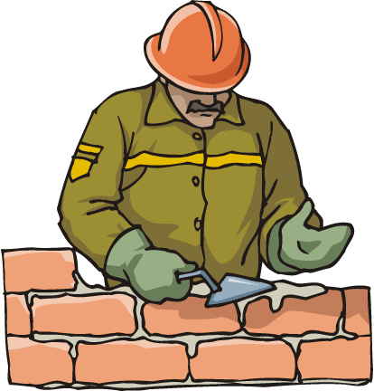 Bricklayer job graphics