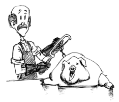 Butcher job graphics