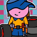 Car mechanic job graphics