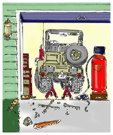 Car mechanic job graphics