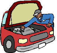 Car mechanic job graphics