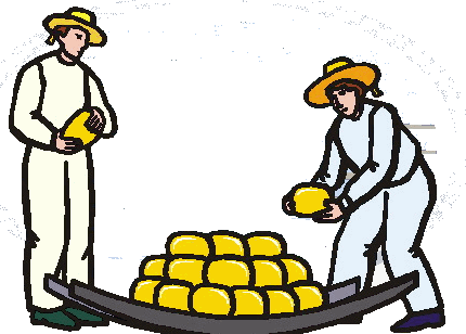 Cheese farmer job graphics