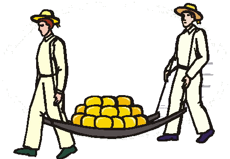 Cheese farmer job graphics