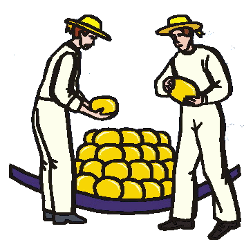 Cheese farmer job graphics