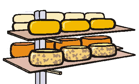 Cheese farmer job graphics