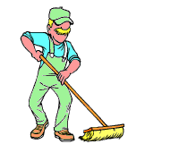 Cleaner job graphics