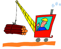 Crane operator job graphics
