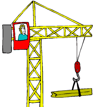 Crane operator job graphics