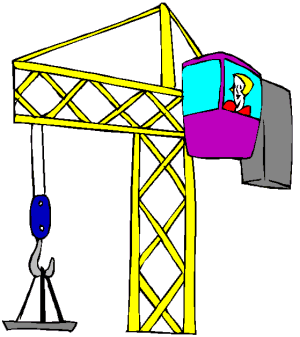Crane operator job graphics