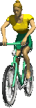 Cyclist job graphics