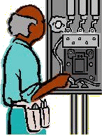 Electrician job graphics