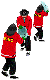 Fire fighter job graphics