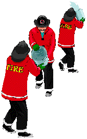 Fire fighter job graphics