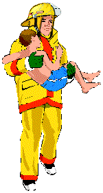 Fire fighter job graphics