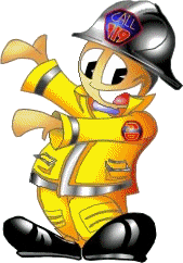 Fire fighter job graphics