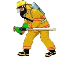 Fire fighter job graphics