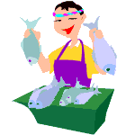 Fishmonger job graphics