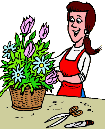 Florist job graphics