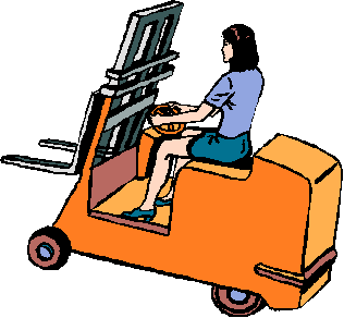 Forklift driver job graphics