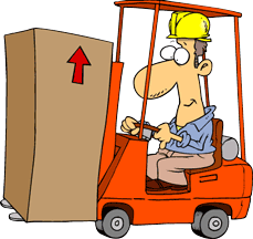 Forklift driver job graphics