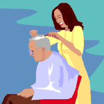 Hairdresser job graphics
