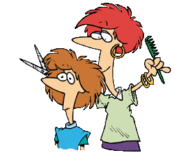 Hairdresser job graphics
