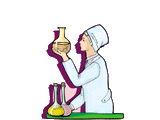 Laboratory worker job graphics