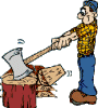 Lumberjack job graphics